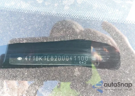 2013 Toyota Avalon Limited from USA, damaged, VIN 4T1BK1EB2DU041100